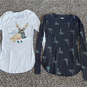 Two Old Navy Thermal Tops Sz XS